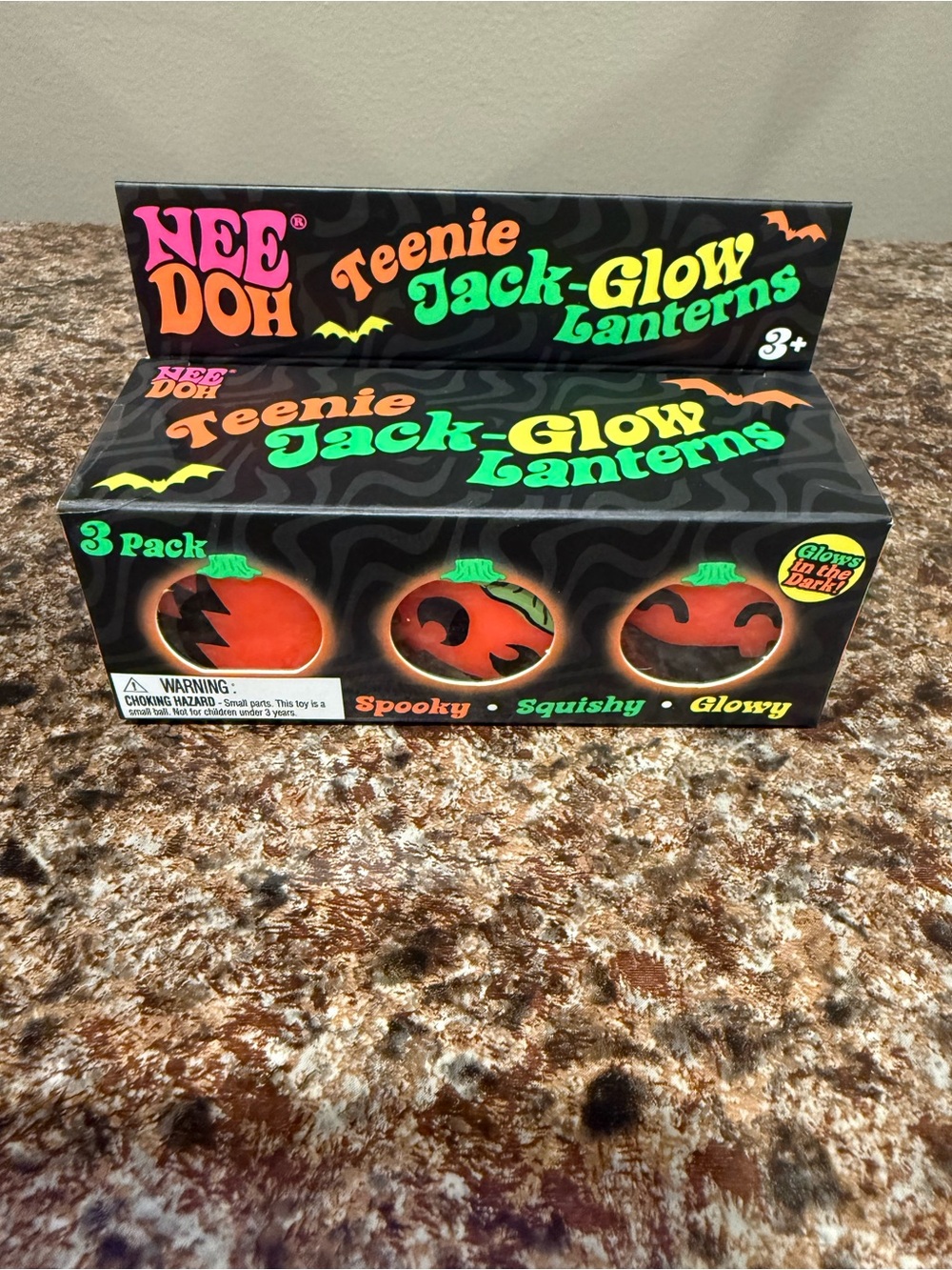 Halloween NeeDoh Teenie Jack-Glow Lanterns
